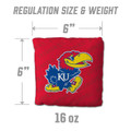 Kansas Jayhawks Red Cornhole Bags - 4 Pack