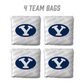 BYU Cougars White Cornhole Bags - 4 Pack