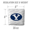 BYU Cougars White Cornhole Bags - 4 Pack