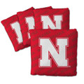 Nebraska Cornhuskers Red Cornhole Bags - 4 Pack