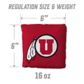 Utah Utes Red Cornhole Bags - 4 Pack
