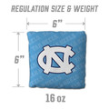 North Carolina Tar Heels Light Blue Cornhole Bags - 4 Pack