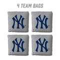 New York Yankees Grey Cornhole Bags - 4 Pack