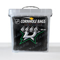 Dallas Stars Black Cornhole Bags - 4 Pack
