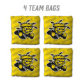 Wichita State Shockers Yellow Cornhole Bags - 4 Pack