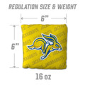 South Dakota State Jackrabbits Yellow Cornhole Bags - 4 Pack