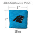 Carolina Panthers Blue Cornhole Bags - 4 Pack