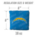 Los Angeles Chargers Blue Cornhole Bags - 4 Pack