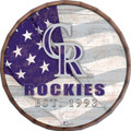 Colorado Rockies 16" Flag Barrel Top