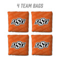 Oklahoma State Cowboys Orange Cornhole Bags - 4 Pack