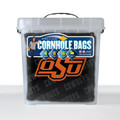 Oklahoma State Cowboys Black Cornhole Bags - 4 Pack