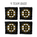 Boston Bruins Black Cornhole Bags - 4 Pack