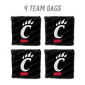 Cincinnati Bearcats Black Cornhole Bags - 4 Pack