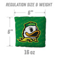 Oregon Ducks Green Cornhole Bags - 4 Pack