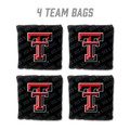 Texas Tech Red Raiders Black Cornhole Bags - 4 Pack