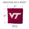 Virginia Tech Hokies Maroon Cornhole Bags - 4 Pack