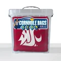 Washington State Cougars Red Cornhole Bags - 4 Pack