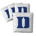 Duke Blue Devils White Cornhole Bags - 4 Pack
