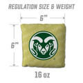 Colorado State Rams Gold Cornhole Bags - 4 Pack