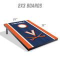 Virginia Cavaliers 2' x 3' MDF Cornhole Set
