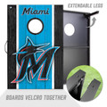 Miami Marlins 2' x 3' MDF Cornhole Set