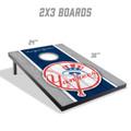 New York Yankees 2' x 3' MDF Cornhole Set