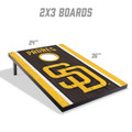 San Diego Padres 2' x 3' MDF Cornhole Set