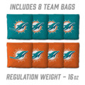 Miami Dolphins 2' x 3' MDF Cornhole Set