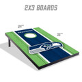 Seattle Seahawks 2' x 3' MDF Cornhole Set