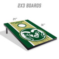 Colorado State Rams 2' x 3' MDF Cornhole Set