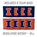 Illinois Fighting Illini 2' x 3' MDF Cornhole Set
