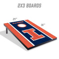 Illinois Fighting Illini 2' x 3' MDF Cornhole Set