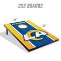 Los Angeles Rams 2' x 3' MDF Cornhole Set