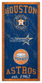 Houston Astros 6" x 12" Heritage Sign