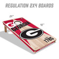 Georgia Bulldogs 2' x 4' All-Wood Cornhole Set