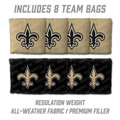 New Orleans Saints 2' x 4' All-Wood Cornhole Set