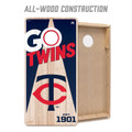 Minnesota Twins 2' x 4' All-Wood Cornhole Set