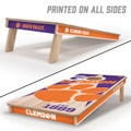 Clemson Tigers 2' x 4' All-Wood Cornhole Set