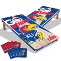 Kansas Jayhawks 2' x 4' All-Wood Cornhole Set
