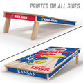 Kansas Jayhawks 2' x 4' All-Wood Cornhole Set