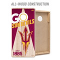 Arizona State Sun Devils 2' x 4' All-Wood Cornhole Set