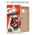 Cincinnati Bengals 2' x 4' All-Wood Cornhole Set