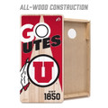 Utah Utes 2' x 4' All-Wood Cornhole Set