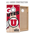 Utah Utes 2' x 4' All-Wood Cornhole Set