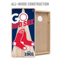 Boston Red Sox 2' x 4' All-Wood Cornhole Set