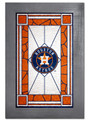 Houston Astros Stained Glass with Frame