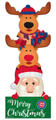 Chicago Cubs 31" Santa Stack Leaner