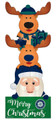 Seattle Mariners 31" Santa Stack Leaner