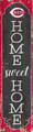 Cincinnati Reds 48" Home Sweet Home Leaner