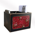 Nebraska Cornhuskers Floral Desktop Organizer